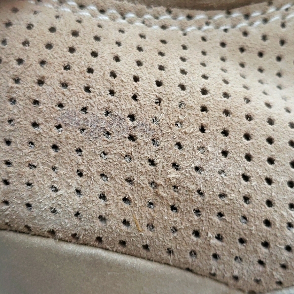 ASOS Taupe Faux Suede Combat heeled Bootie 9 - Picture 12 of 16